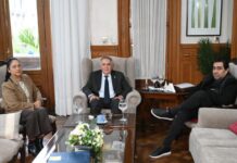 Jaldo analizó la agenda legislativa con Mansilla y Fernández