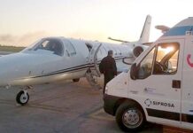 Un traslado aéreo garantizó la continuidad del tratamiento de un adulto mayor